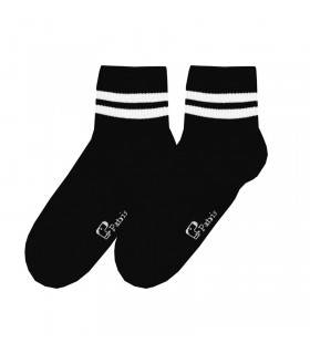 نیم ساق 2خط مشکی