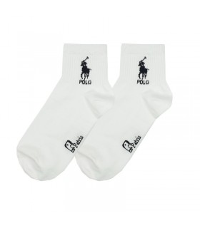 نیم ساق پولو سفید